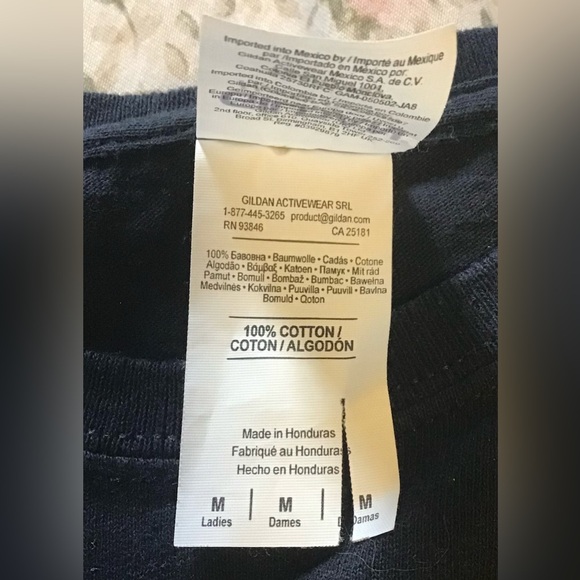 Gildan USA “Dope” Cropped T-shirt Black, M - Picture 4 of 4